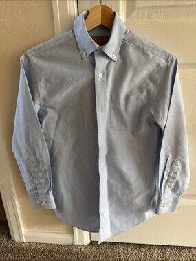 Class Club Gold Label Light Blue Button-Down boys’ dress  shirt